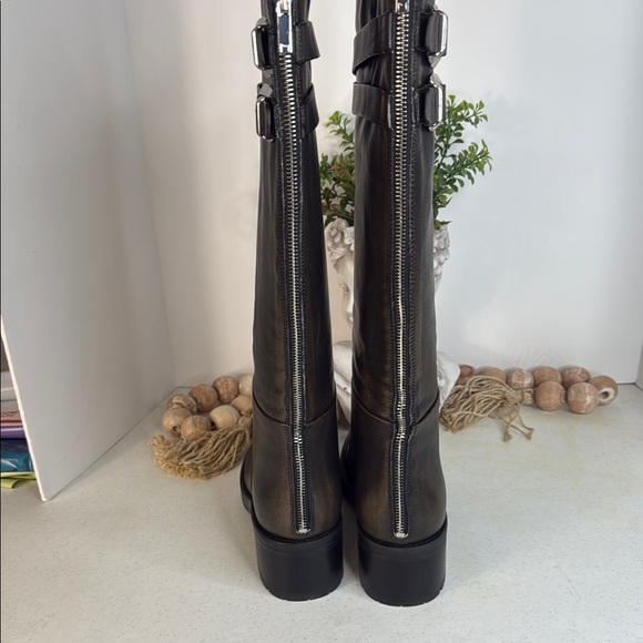 Marc Fisher Dariya Knee High Riding Boot Dark Brown Sz 10 - Picture 4 of 15